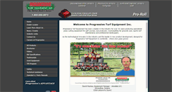 Desktop Screenshot of progressiveturfequip.com
